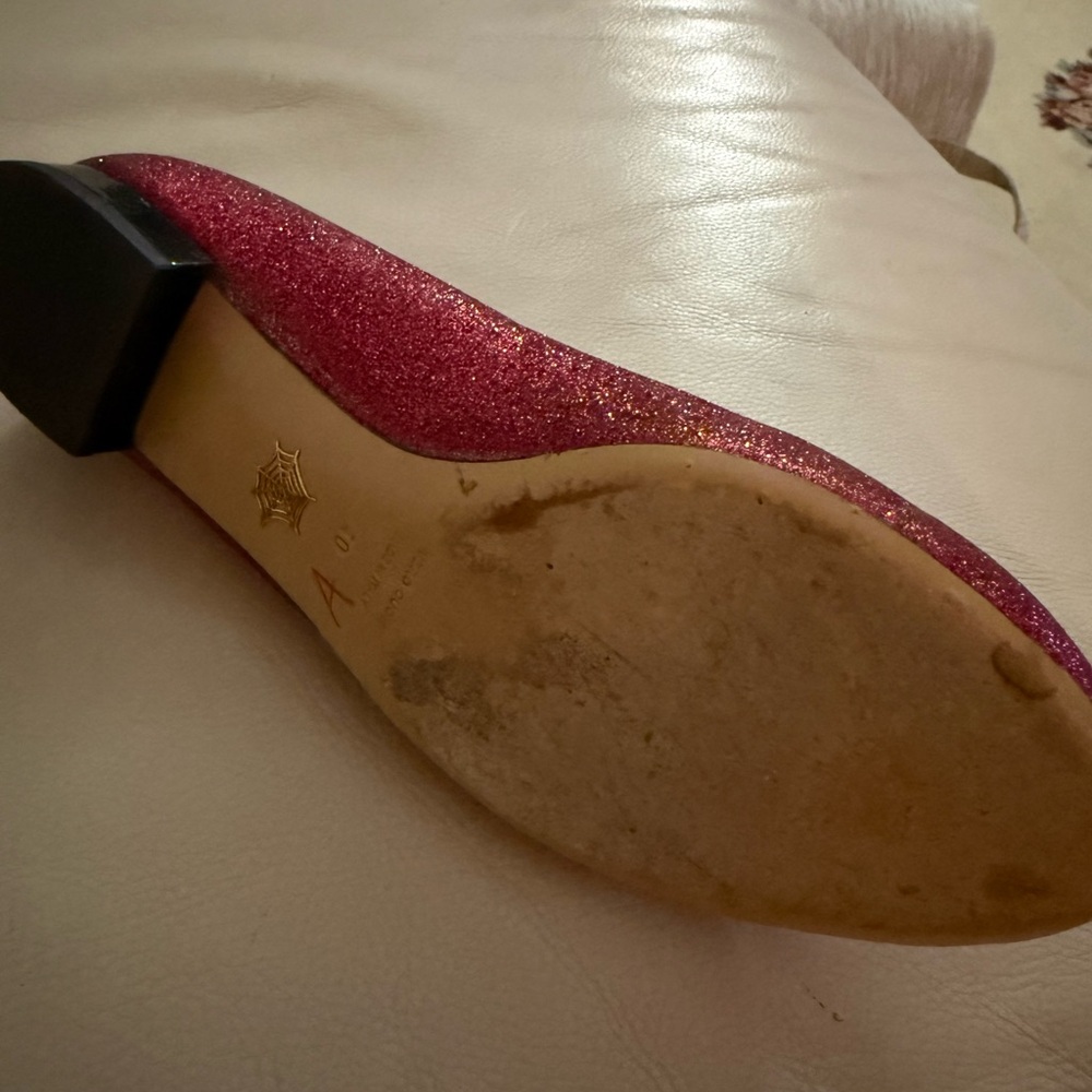 Charlotte Olympia Glittery Cat Flats - Picture 5 of 8